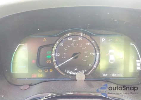 2019 Hyundai Ioniq Hybrid Blue из США, поврежденный, VIN KMHC65LC7KU179966